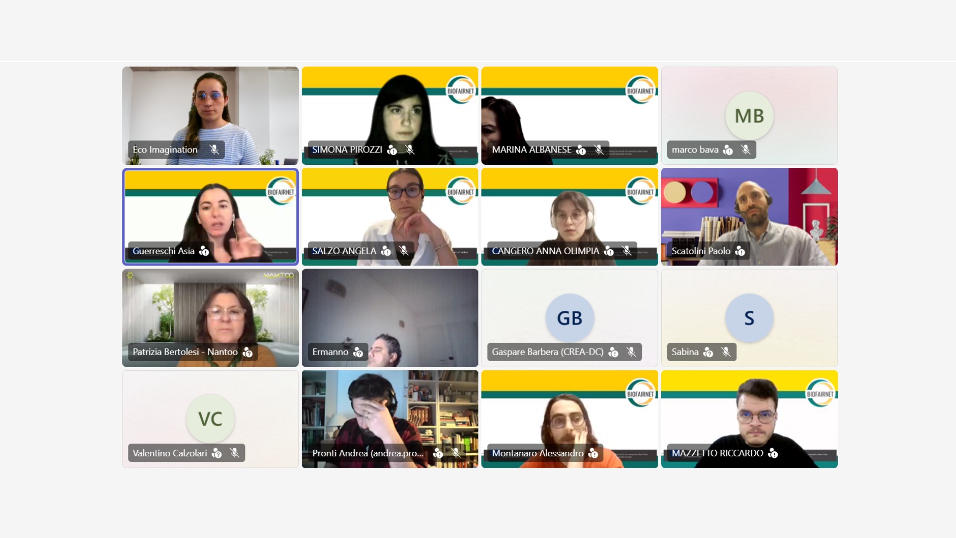 BioFairNet - Stakeholder Workshop - Agriculture Sector - Italy