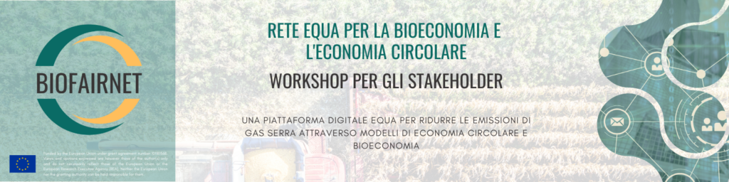 BioFairNet - Stakeholder Workshop - Agriculture Sector - Italy