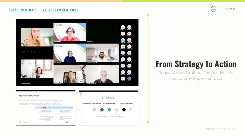 Biofairnet - From Strategy to Action Webinar
